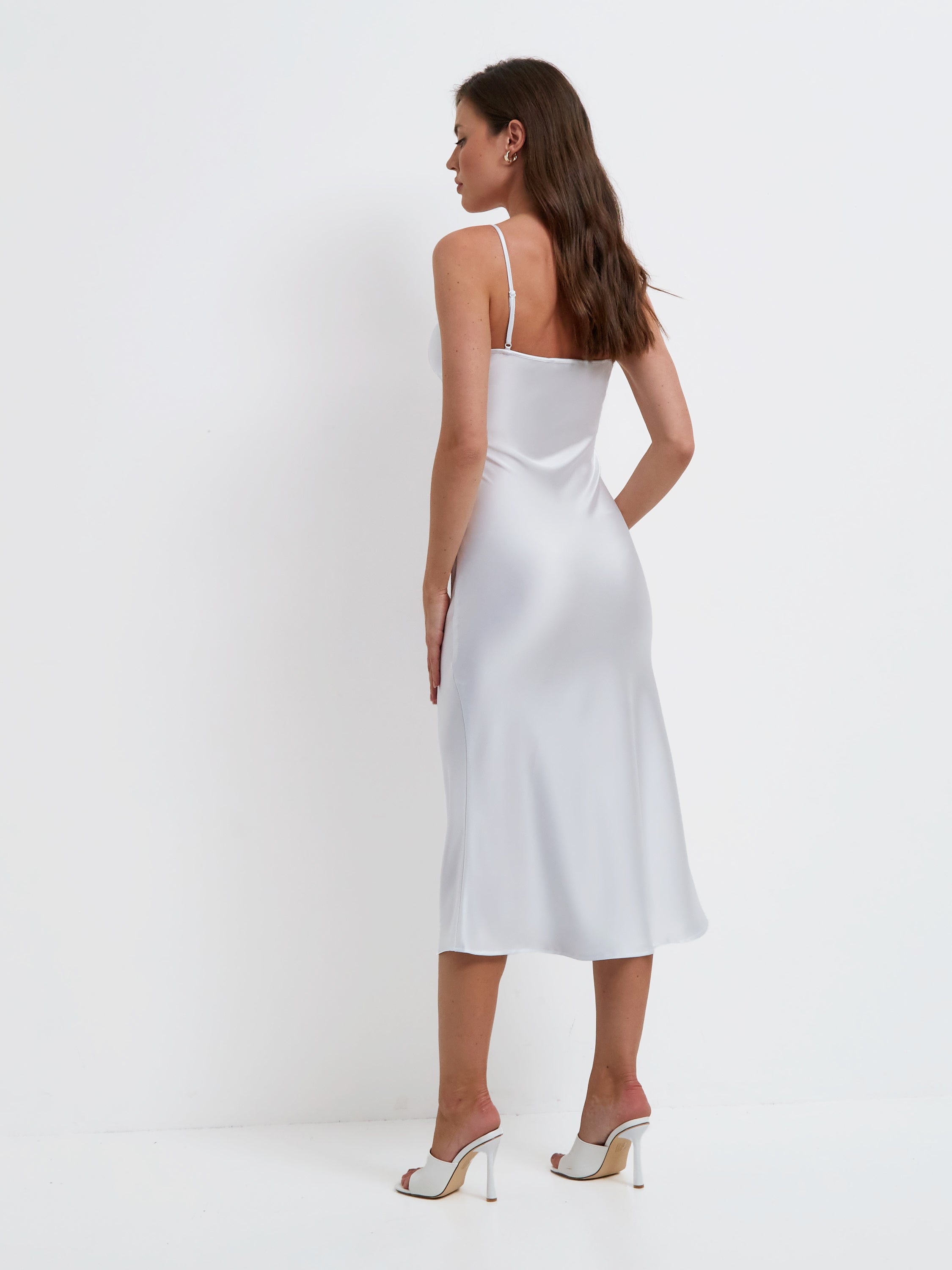 Satin slip dress